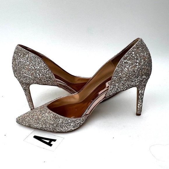 Badgley Mischka Daisy II Half d'Orsay Pump sz 9 - Picture 7 of 12